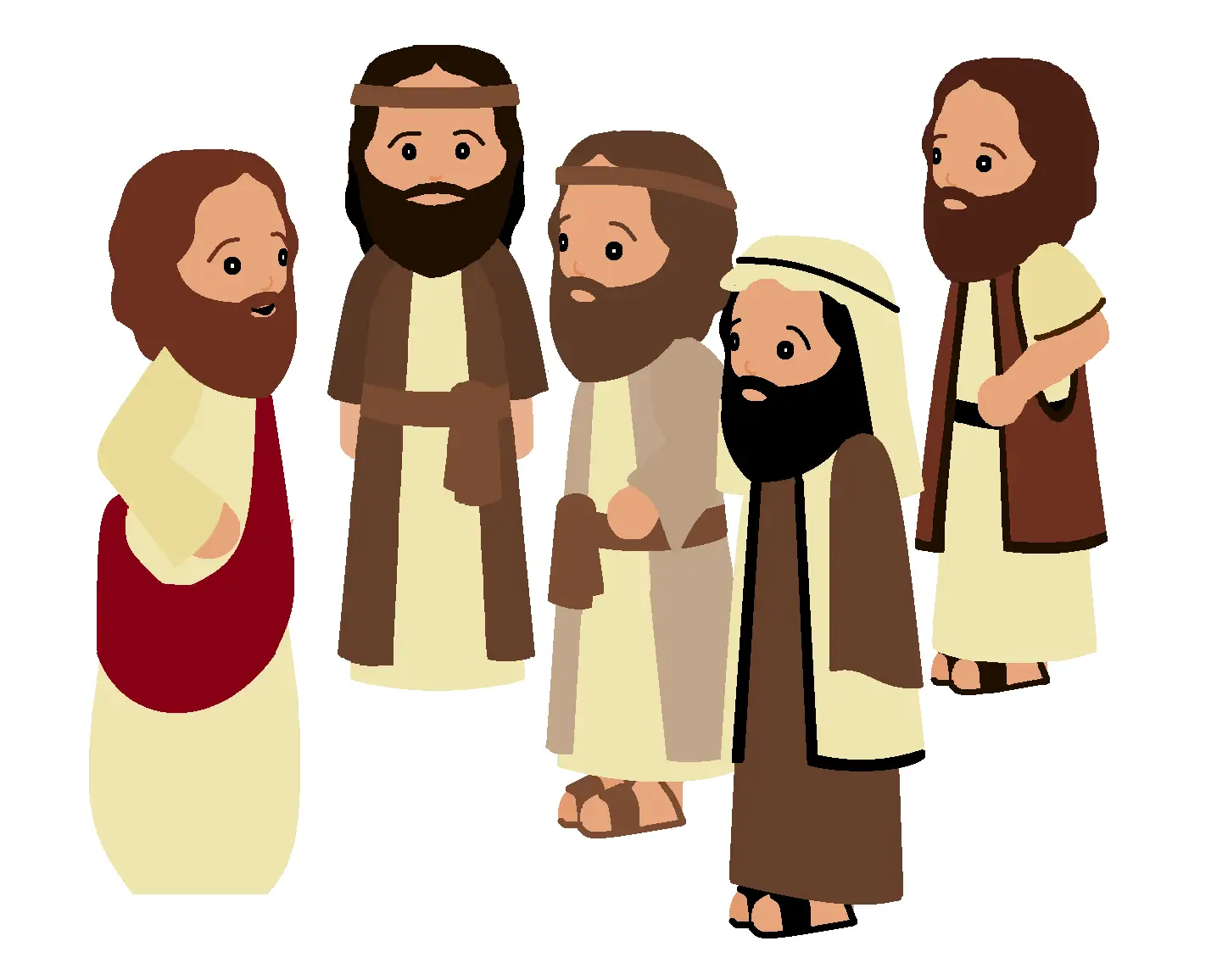 Cartoon Biblical Characters