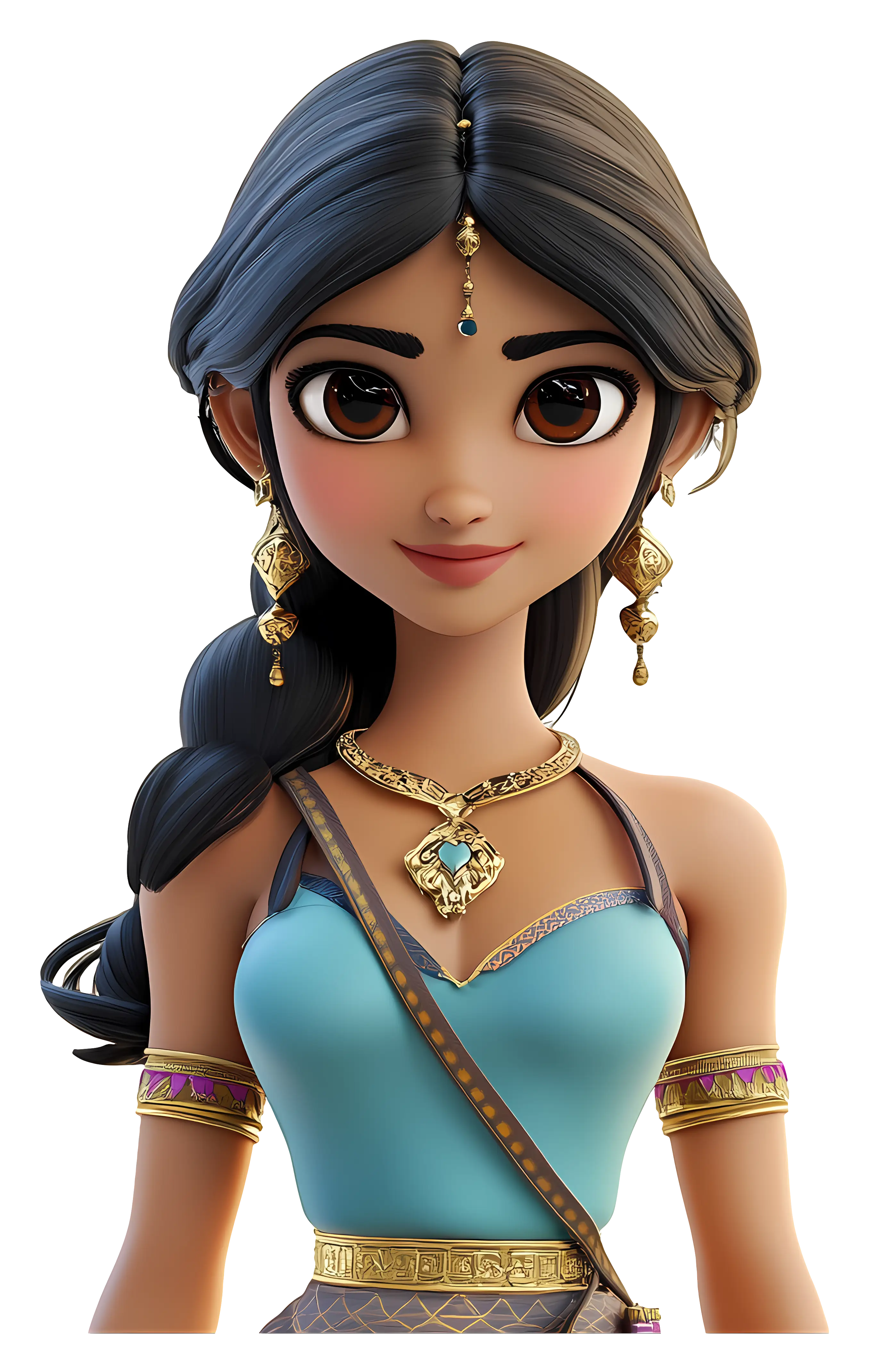 Animated Princess Character