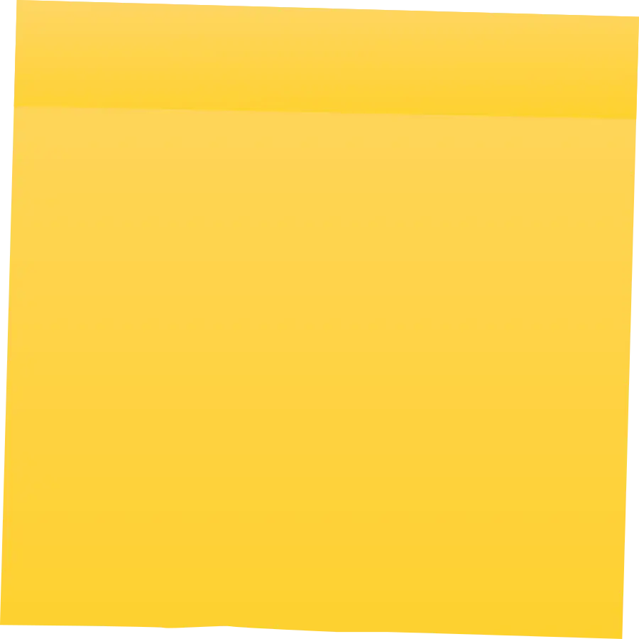 Yellow Sticky Note