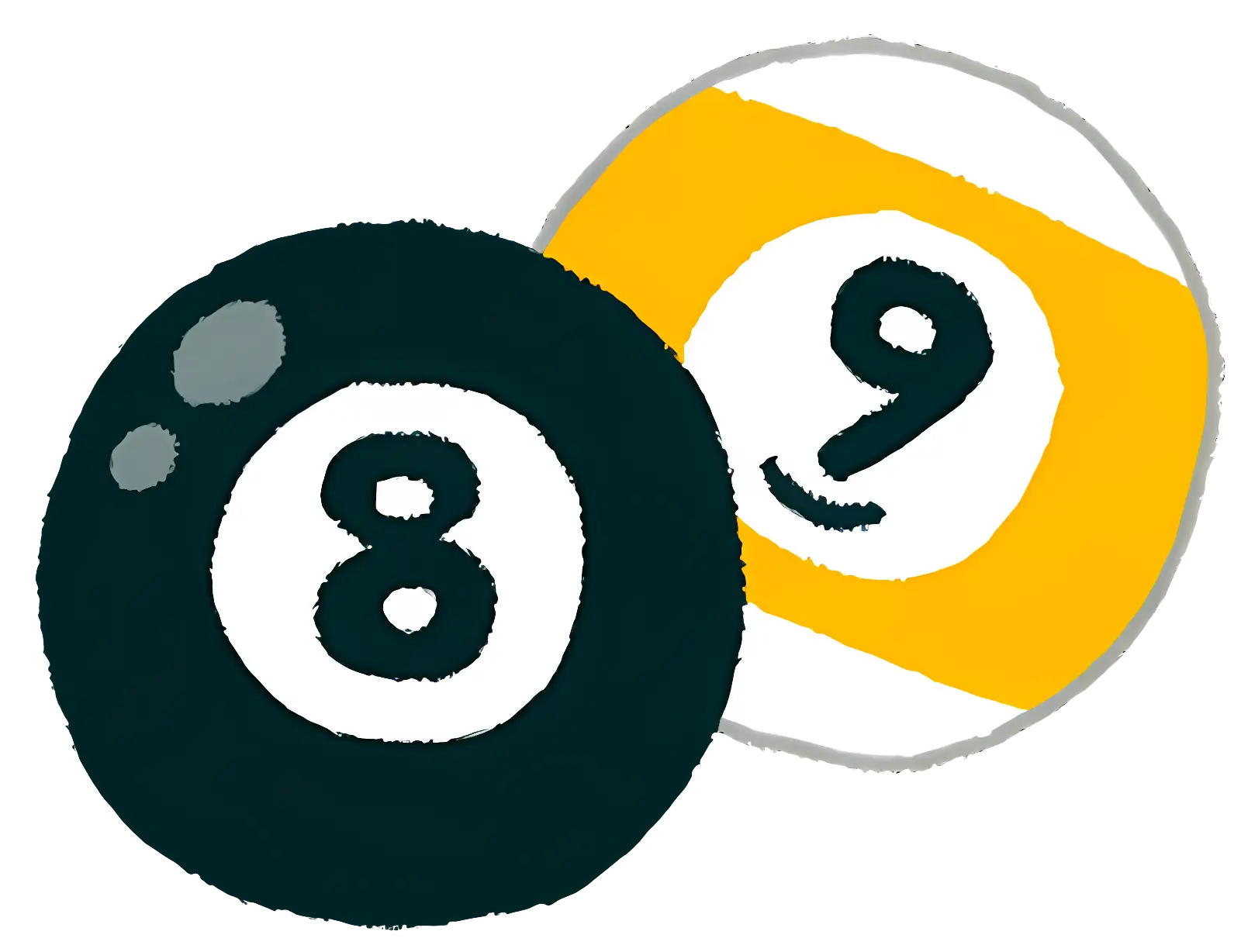 Billiard Balls 8 and 9