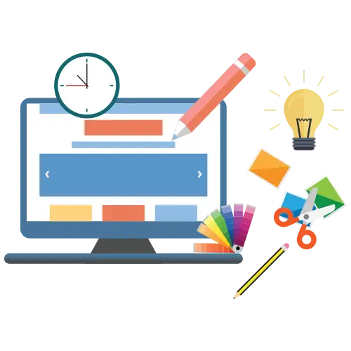 Digital Workspace with Design Tools and Screen