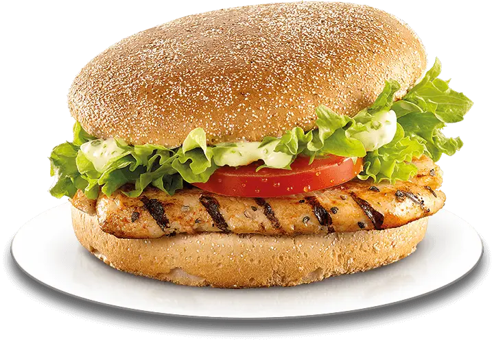 Grilled Chicken Sandwich with Vegetables