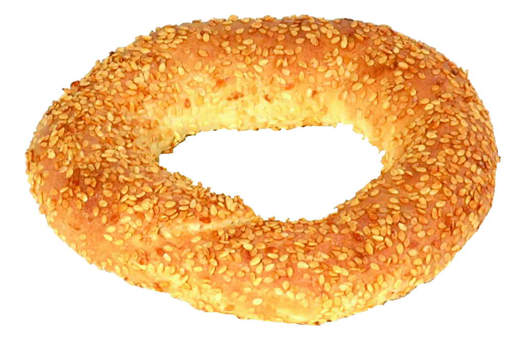 Round Sesame Bagel