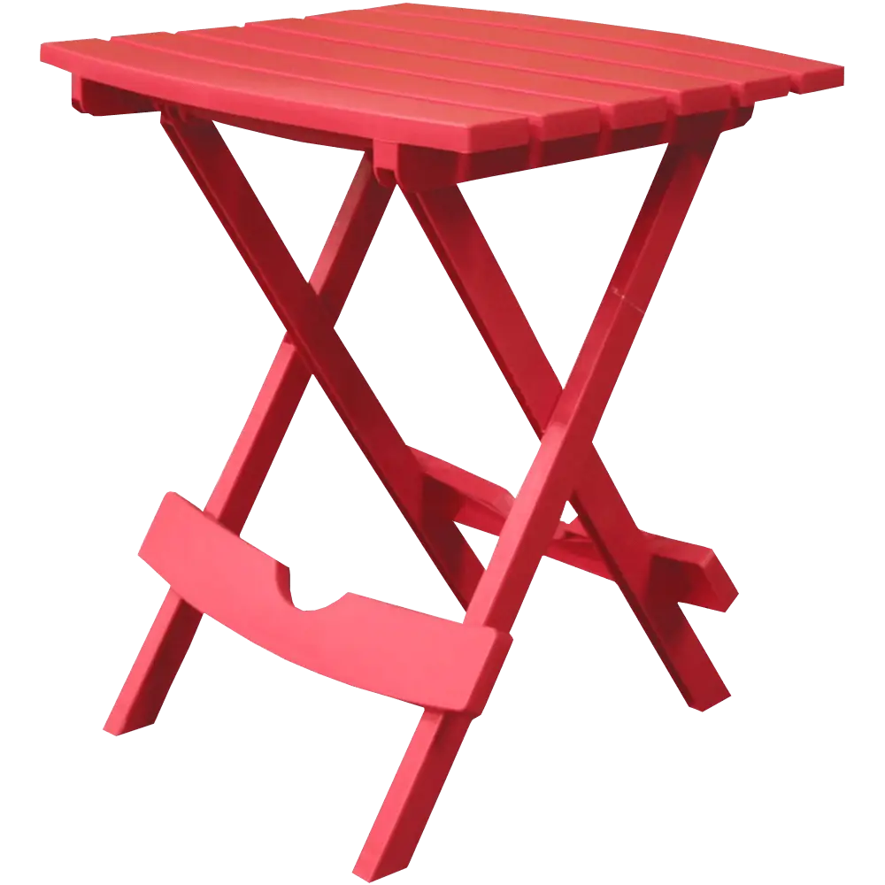 Red Foldable Table