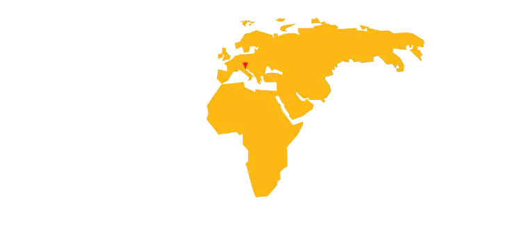 Minimalist Yellow World Map Illustration
