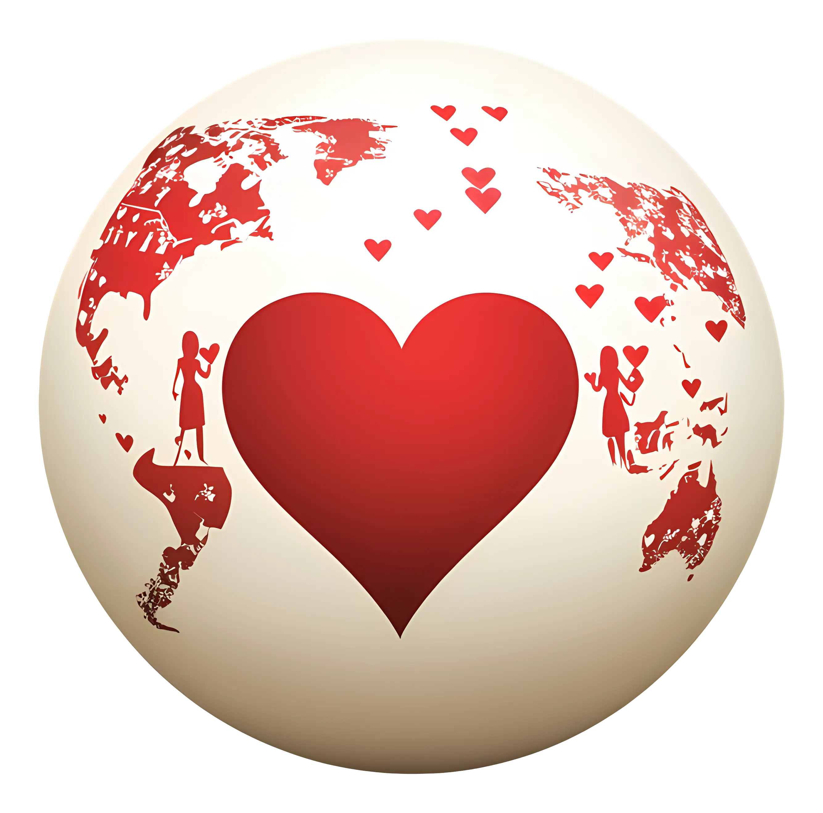 Heart Globe with Love