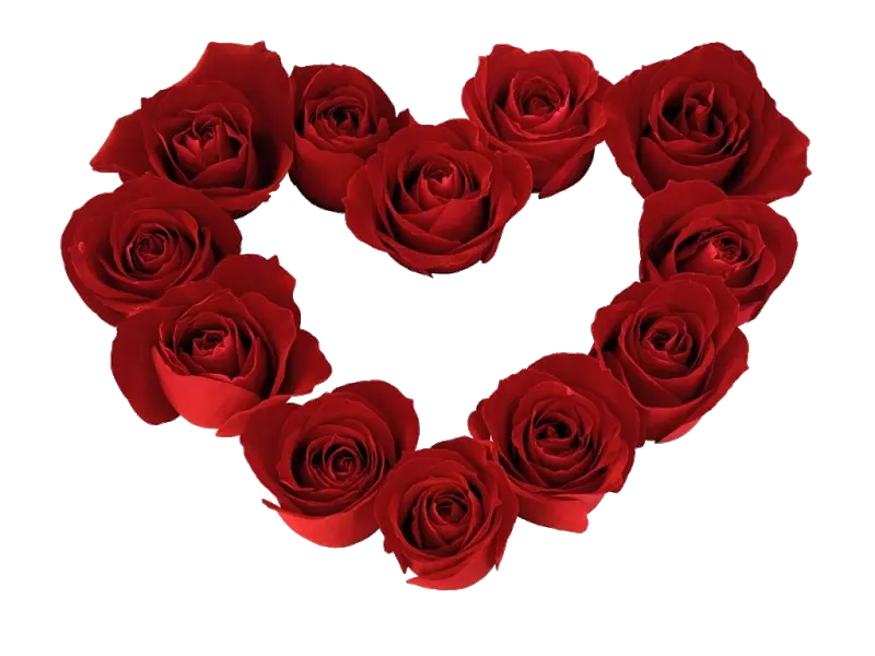 Heart Shaped Rose Arrangement