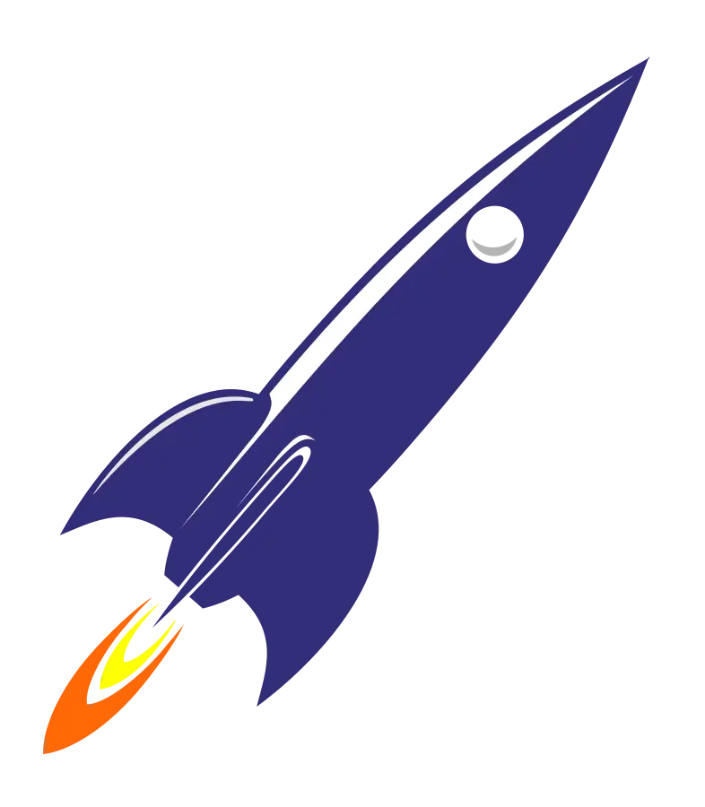 Rocket Icon for Space Exploration