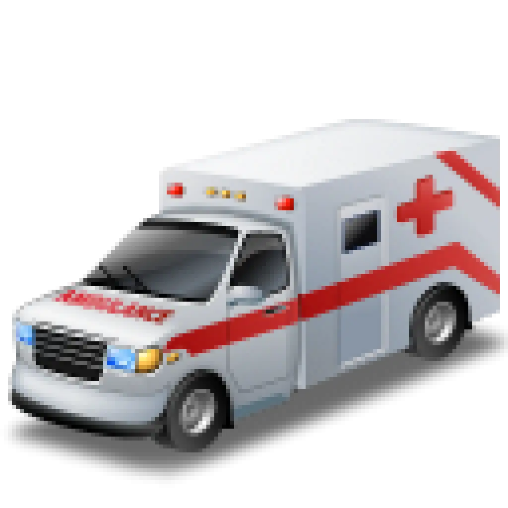 Illustration of Ambulance Vehicle