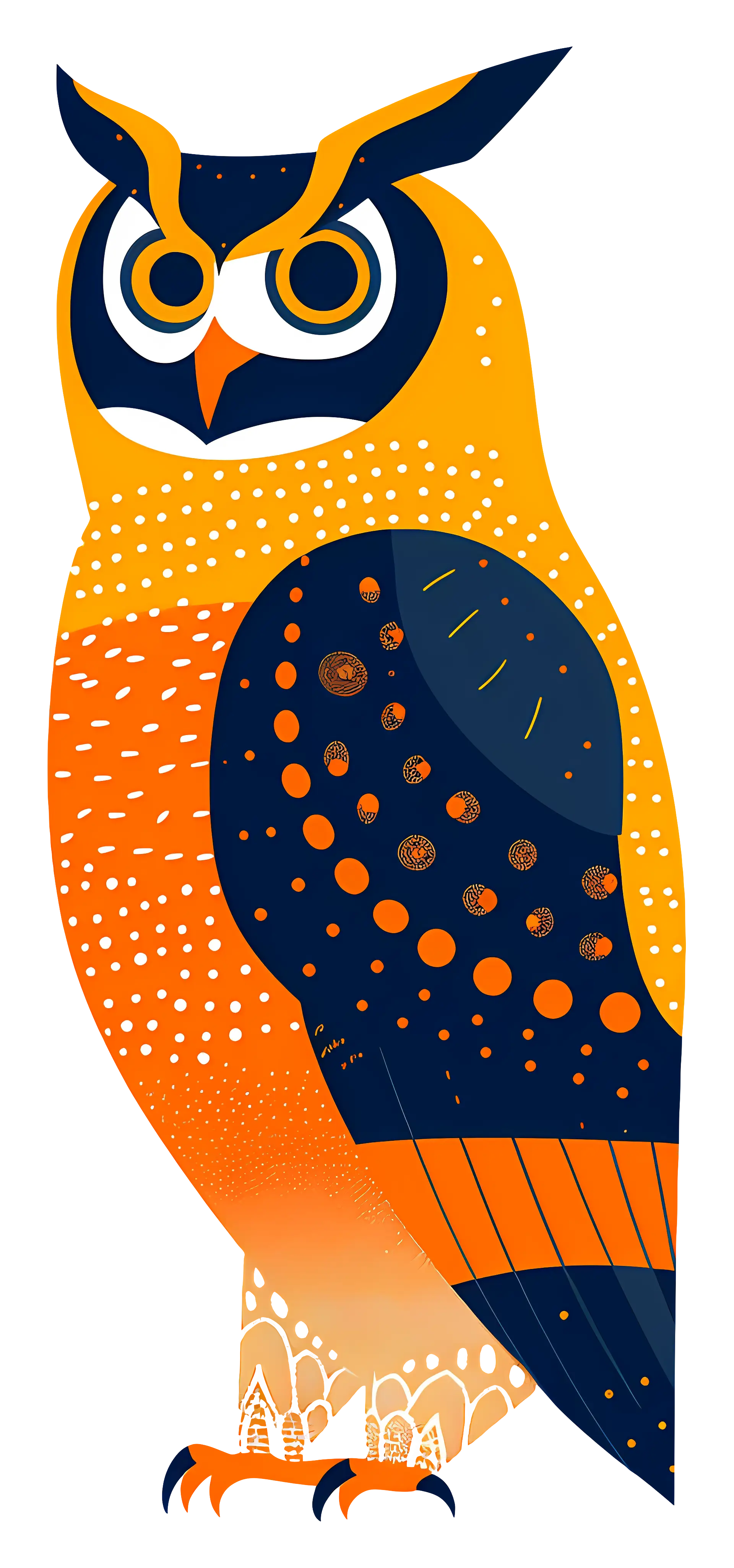 Colorful Owl Illustration