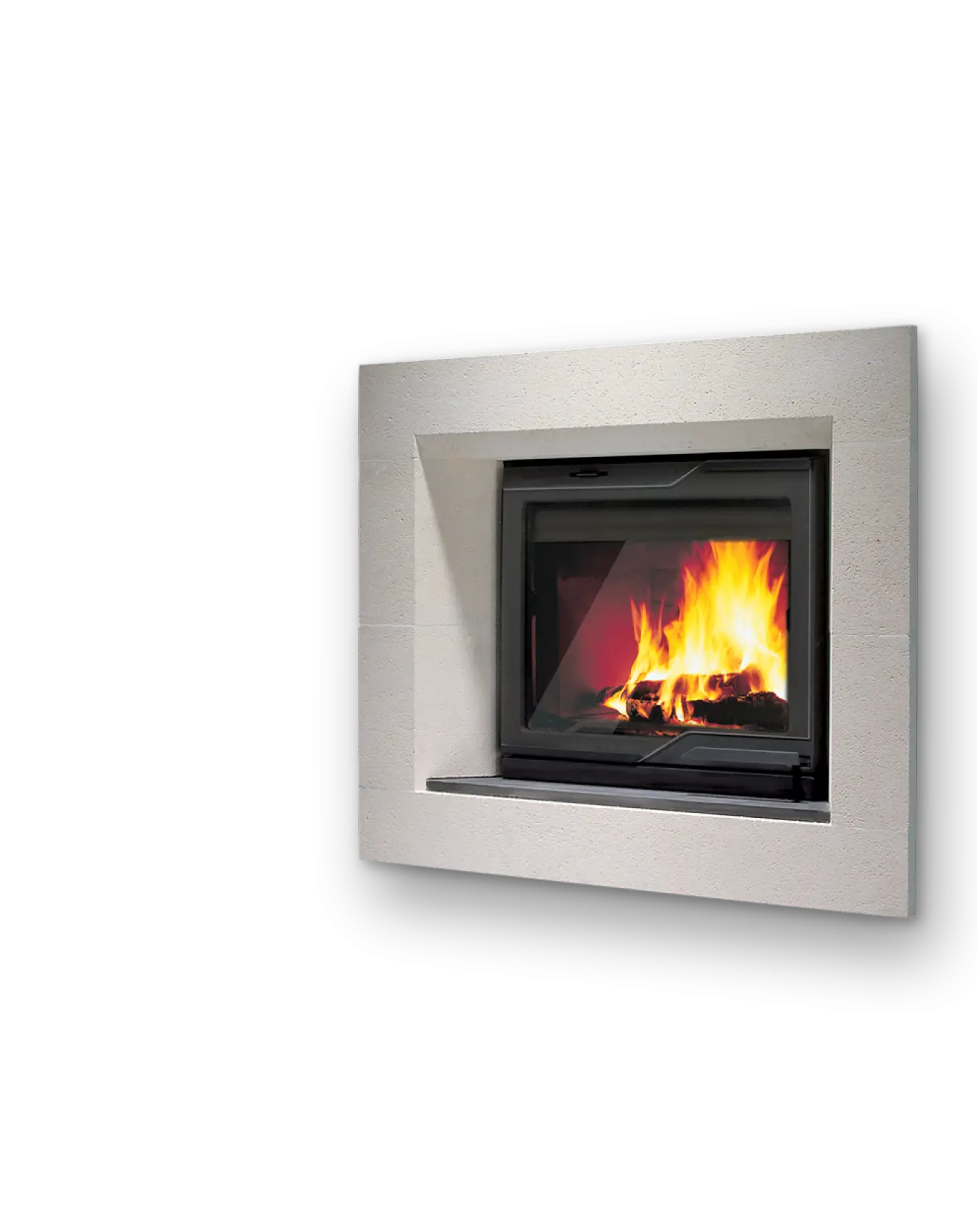 Sleek Wall-Mounted Fireplace for Modern Interiors