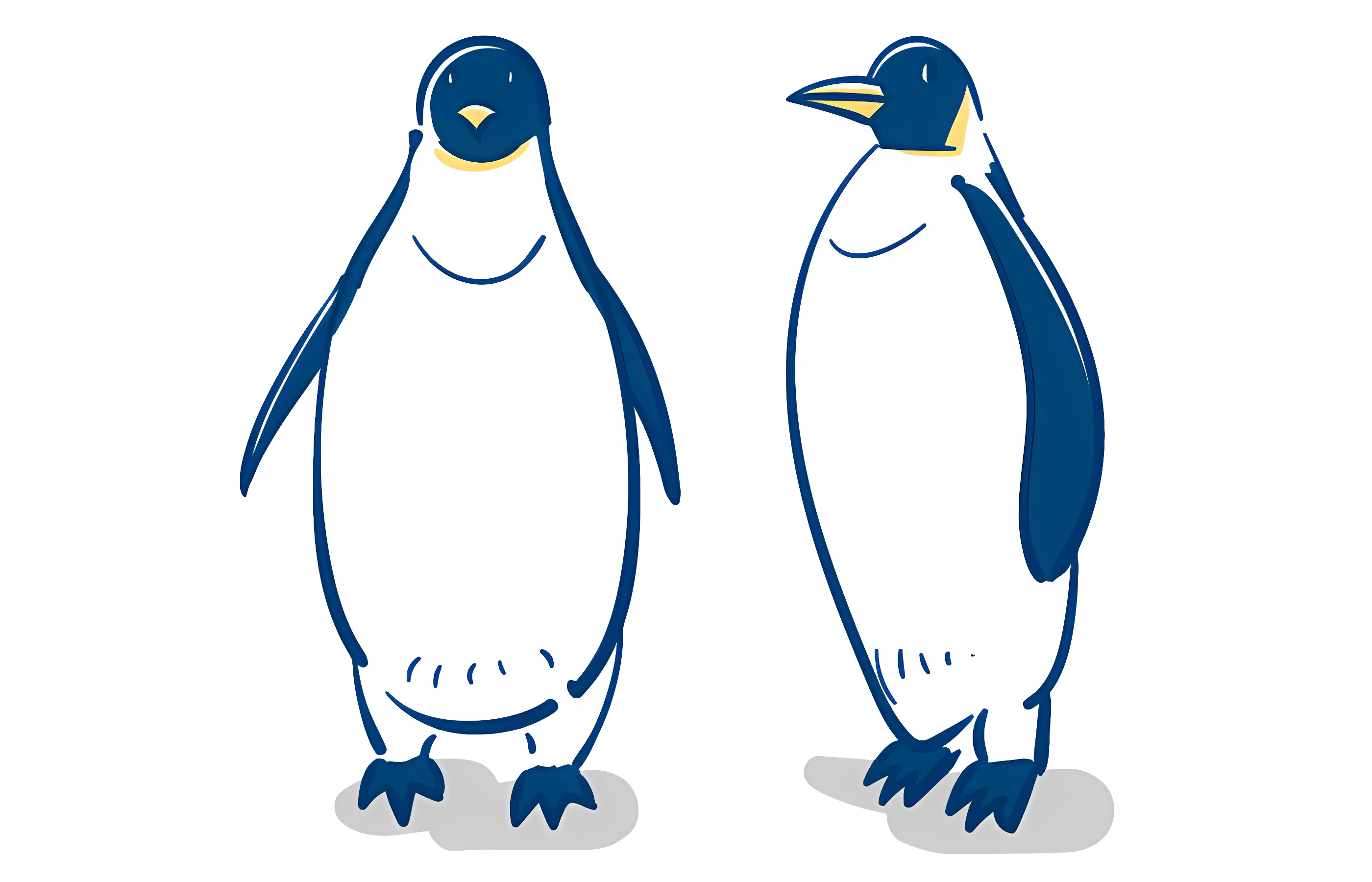 Two Cute Penguins