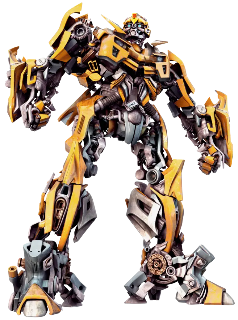 Yellow Robot Character Design