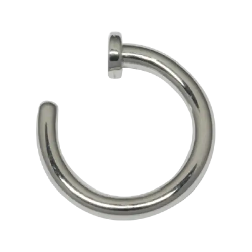 Shiny Silver Metal Ring