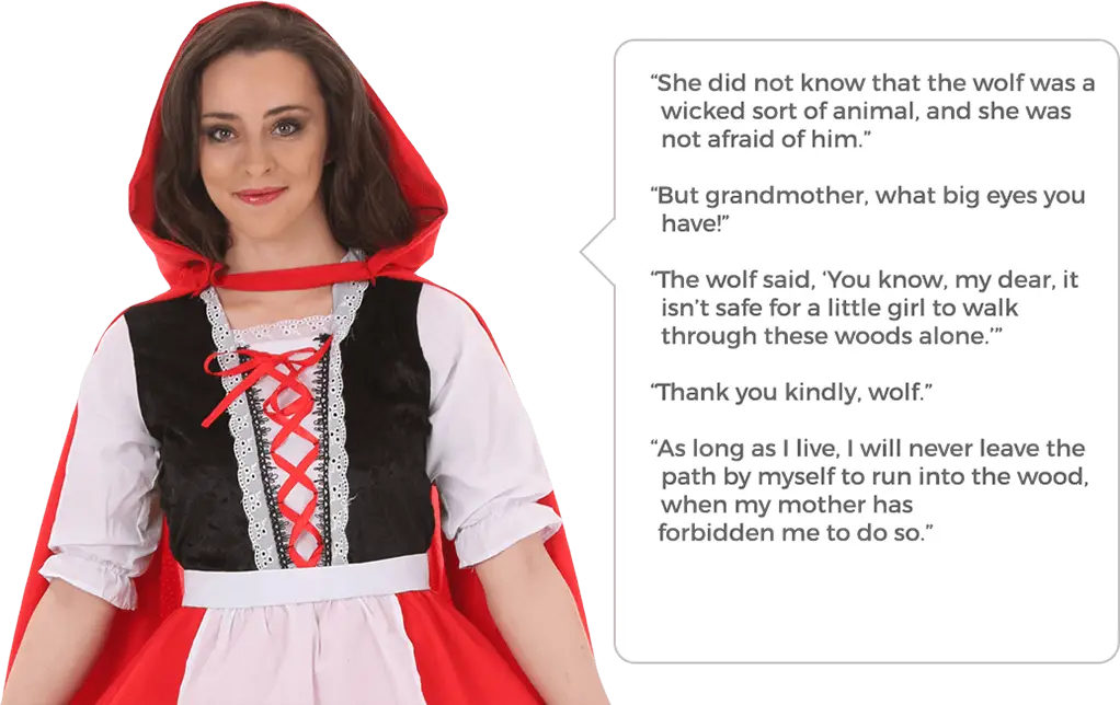 Little Red Riding Hood Character