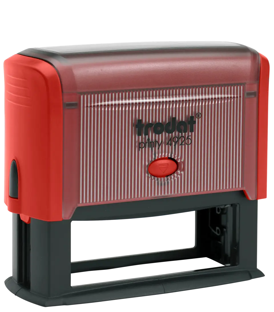 Red Self-Inking Stamp for Office Use