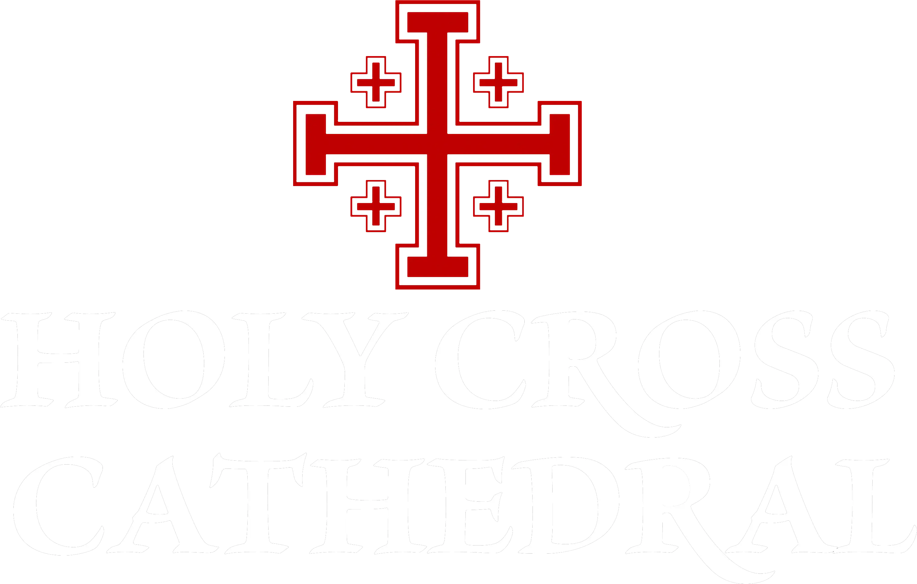 Red Cross Symbol on Transparent Background
