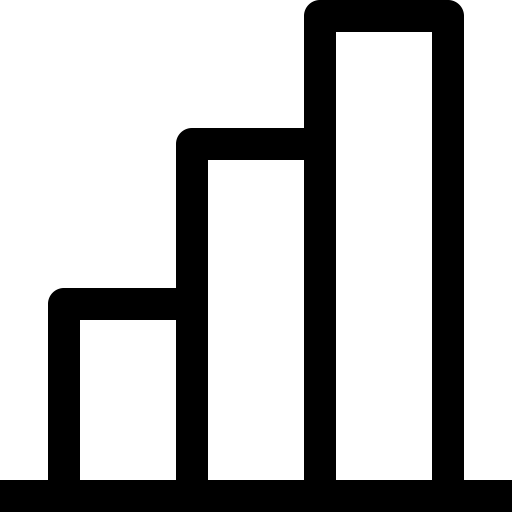 Stylized Bar Graph Icon
