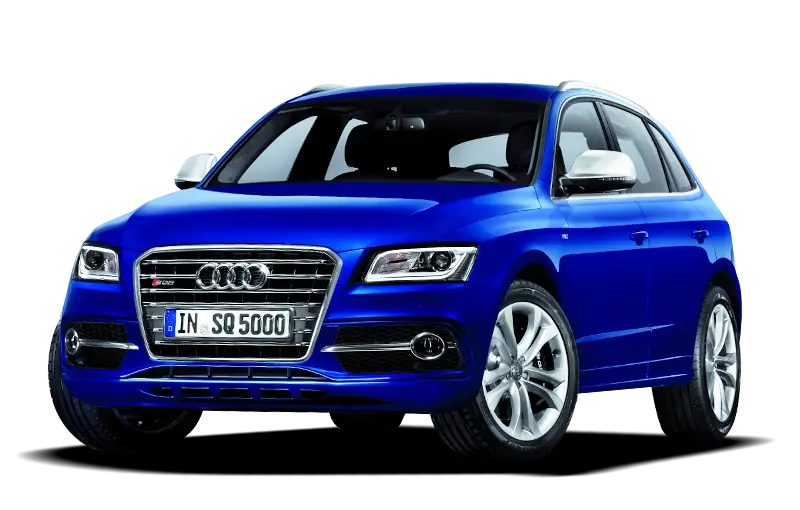 Blue Audi SUV with Modern Design