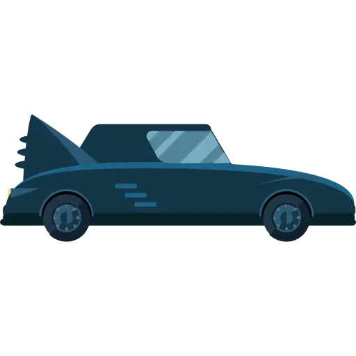 Blue Car Illustration