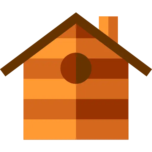 Brown Wooden Birdhouse for Gardens