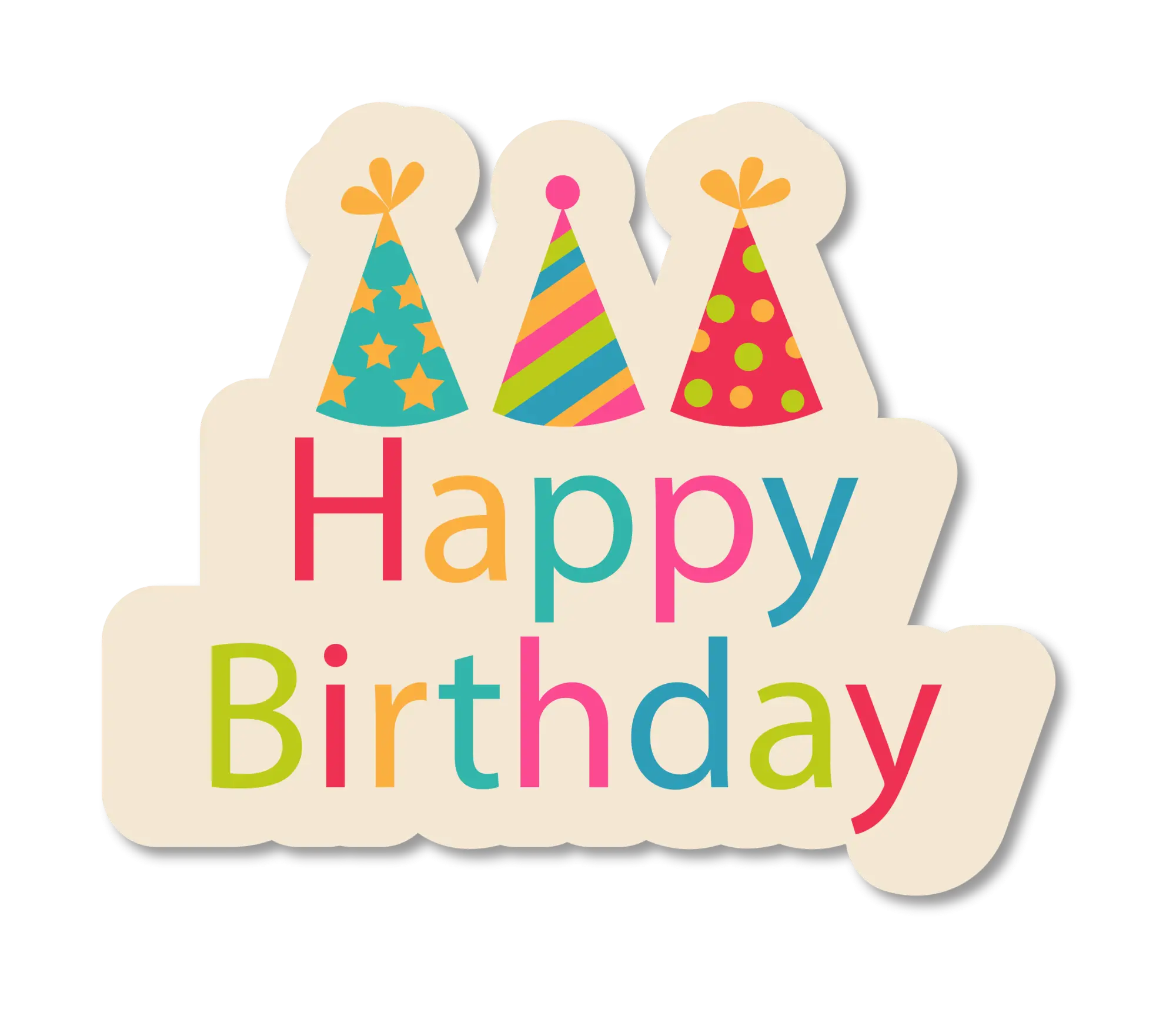 Happy Birthday Hats and Banner