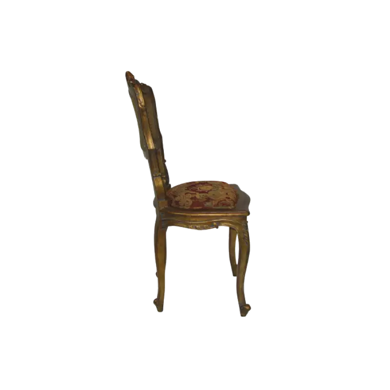 Elegant Golden Antique Chair