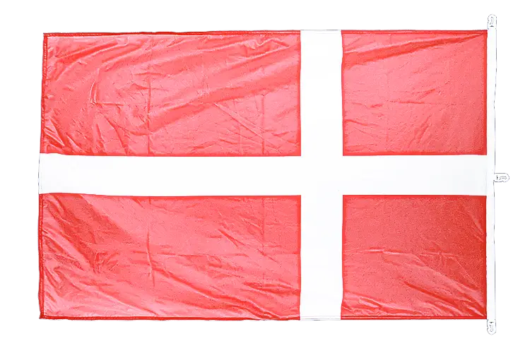 Danish National Flag Illustration