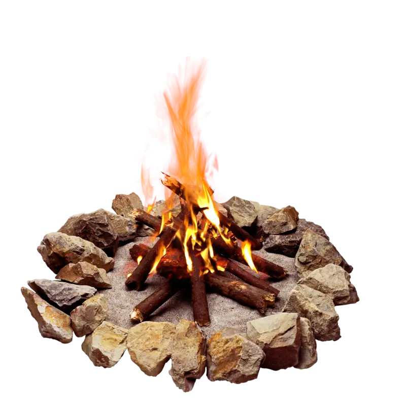 Campfire with Rocks