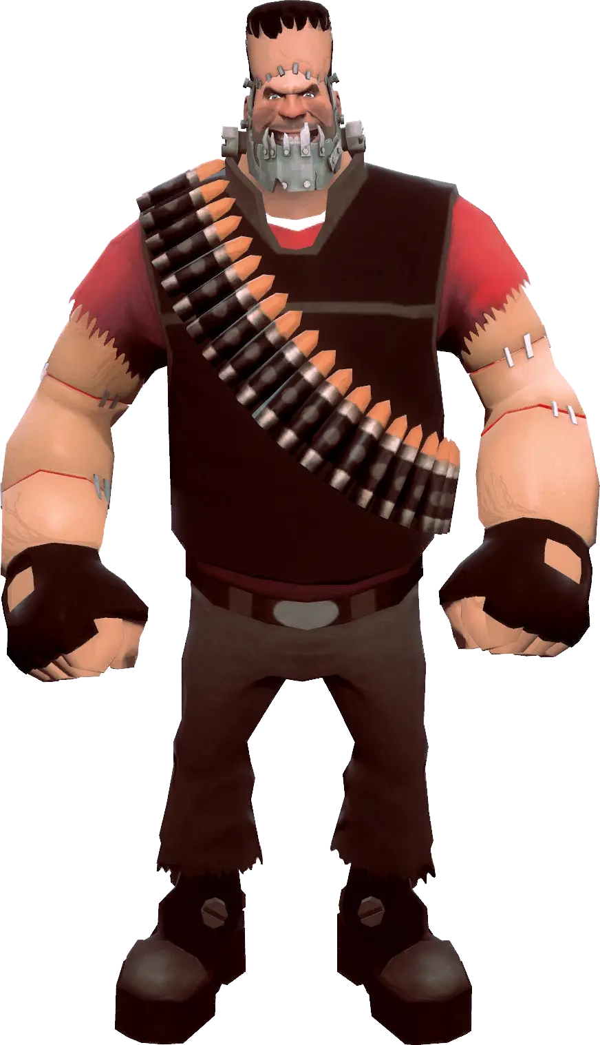 Cartoon Strong Warrior from Video Game