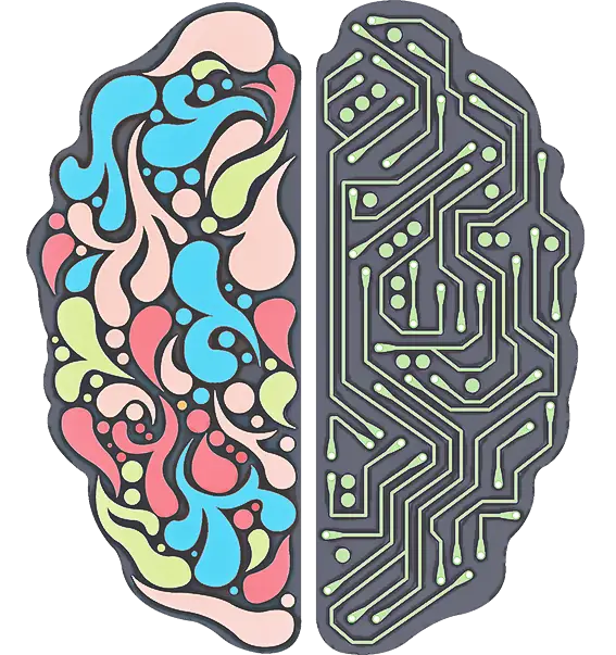 Illustration of Colorful Brain Concept