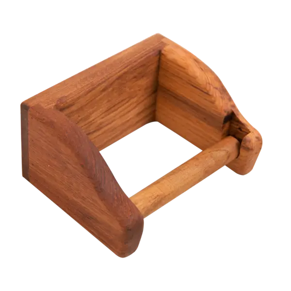 Wooden Toilet Paper Holder