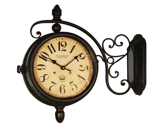 Vintage Wall Clock With Decorative Design