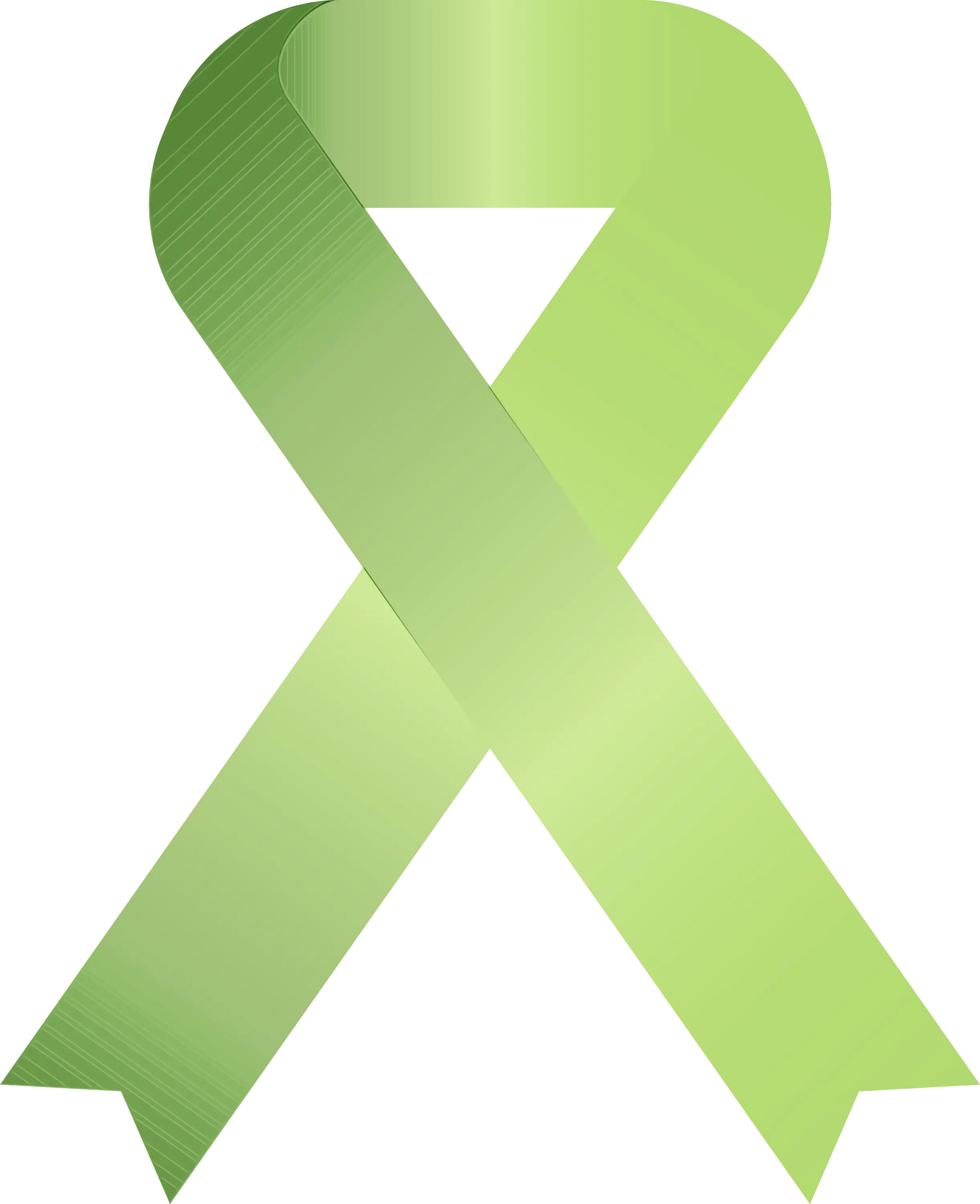 Green Awareness Ribbon Design
