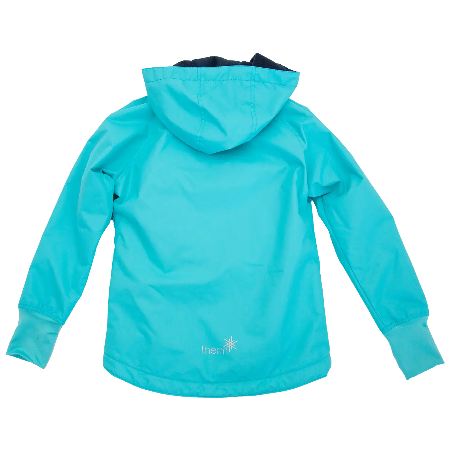 Blue Hooded Jacket for Winter