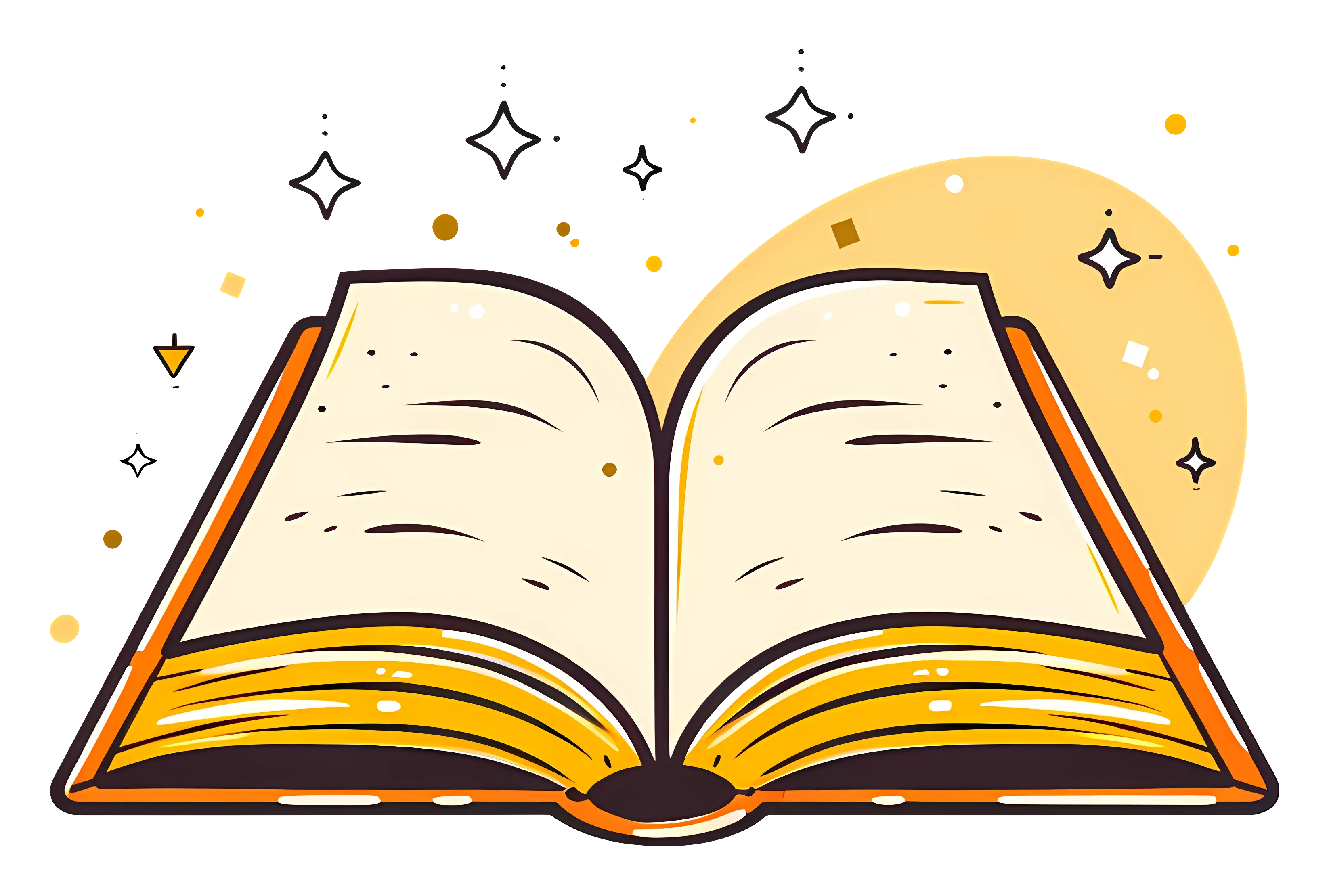 Open Magic Book Illustrated