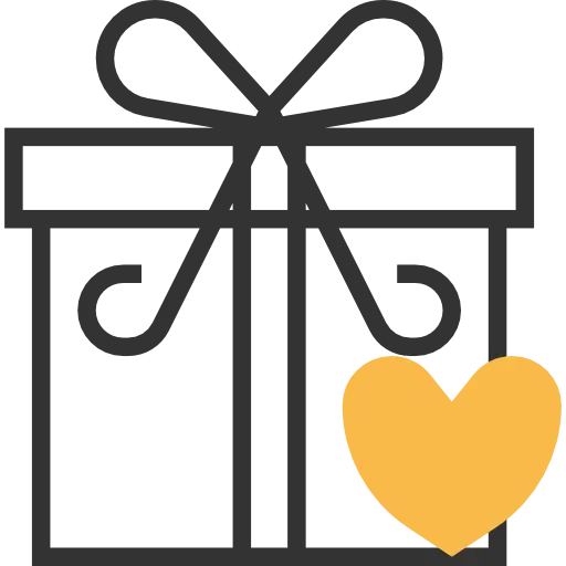 Gift Box with Heart