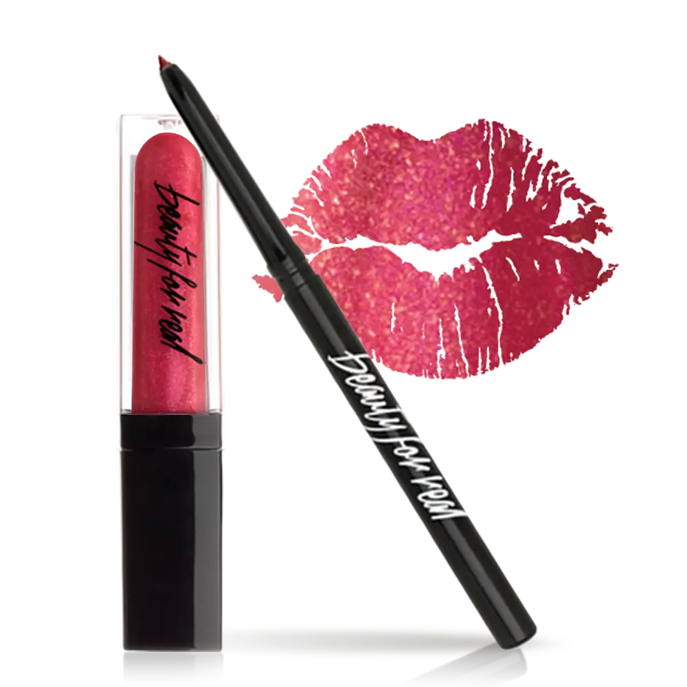 Red Lipstick and Lip Gloss