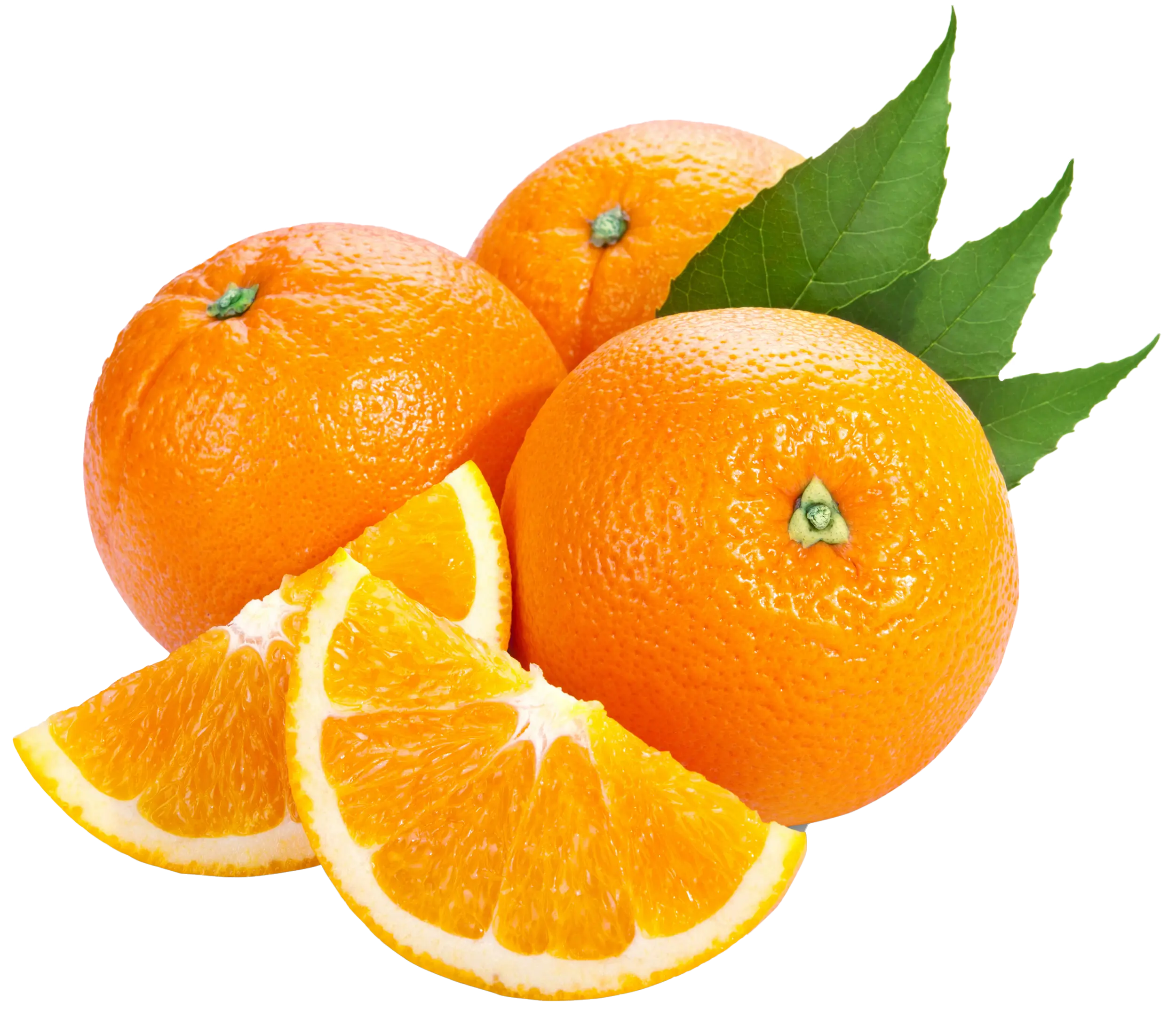 Fresh Orange Fruits with Slices