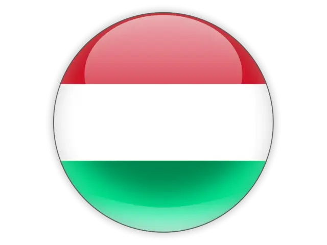 Hungary Flag Button Design