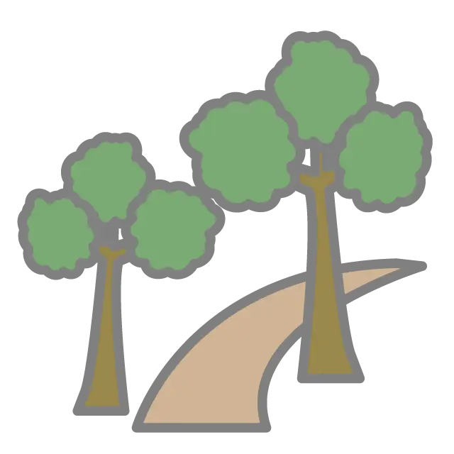Pathway with Trees