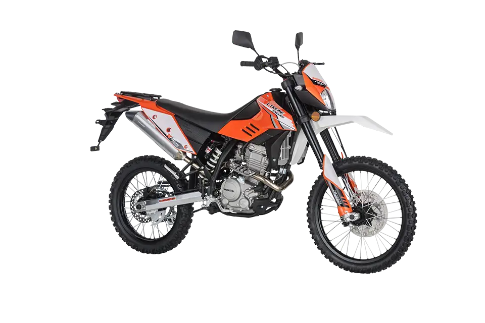 Orange Dirt Bike for Off-Road Trail Adventures