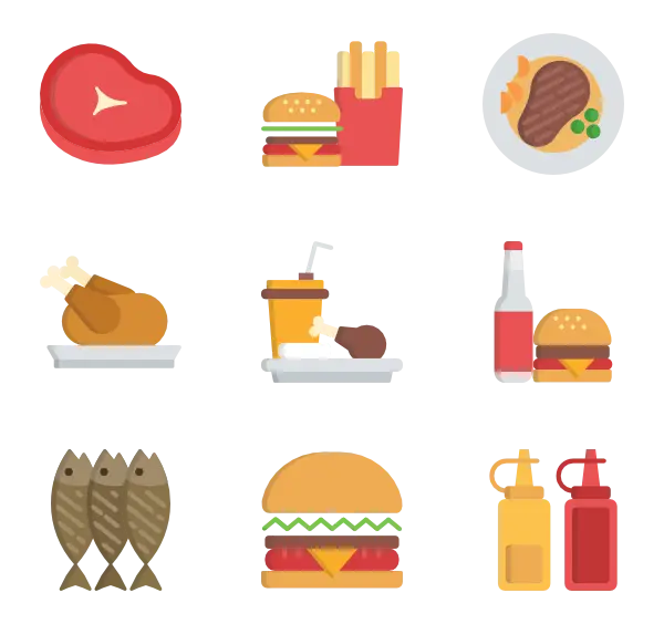 Assorted Food Icons
