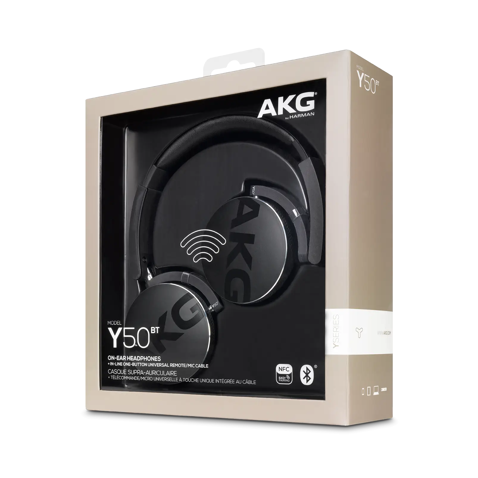 AKG Y50 Headphones in Box