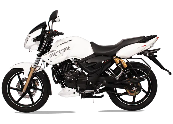 White Sporty Motorbike Design
