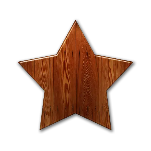 Rustic Wooden Star Shape
