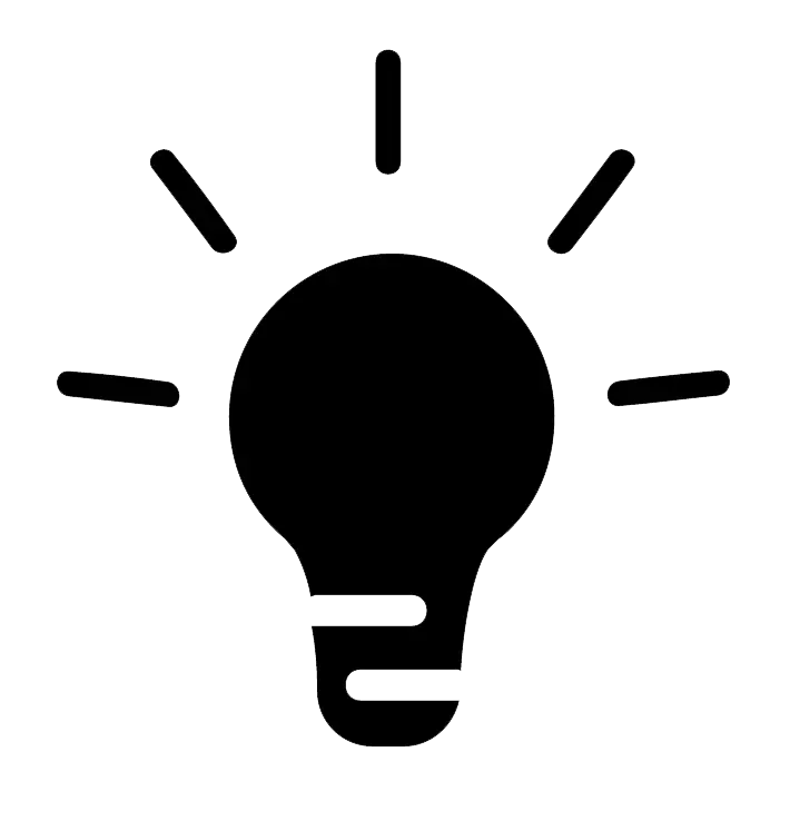 Idea Representation Light Bulb Icon