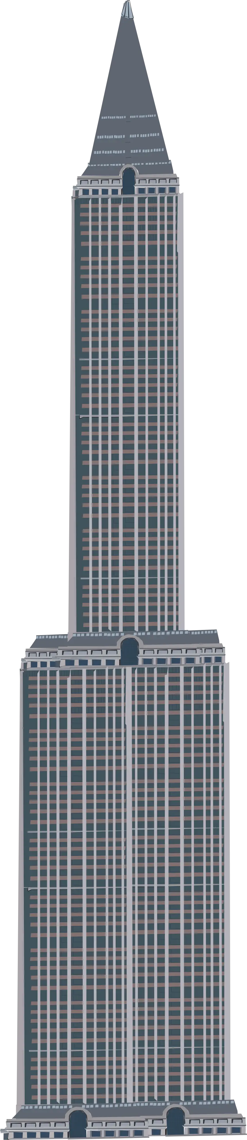 Illustration of a Tall Skyscraper