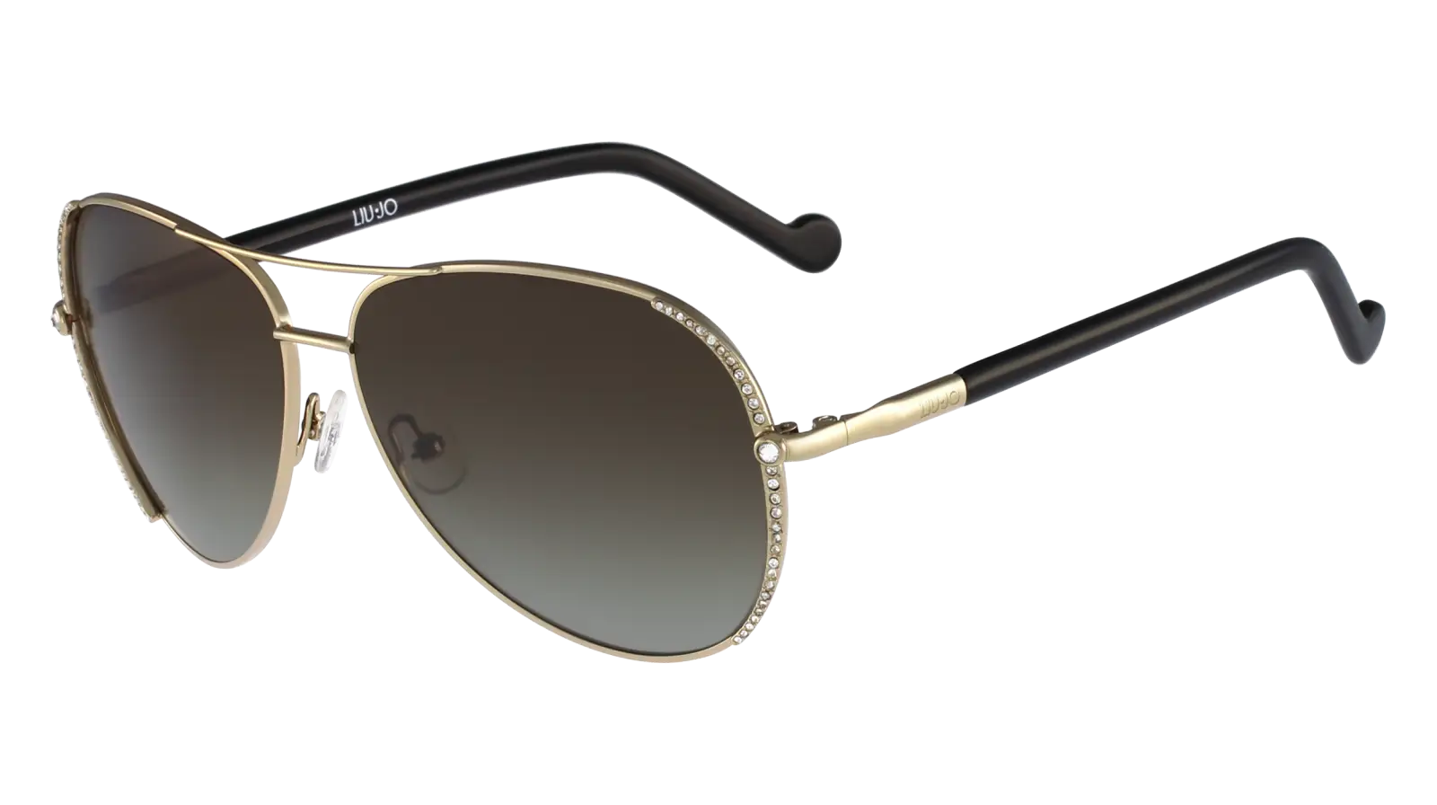Stylish Aviator Sunglasses with Gold Frame