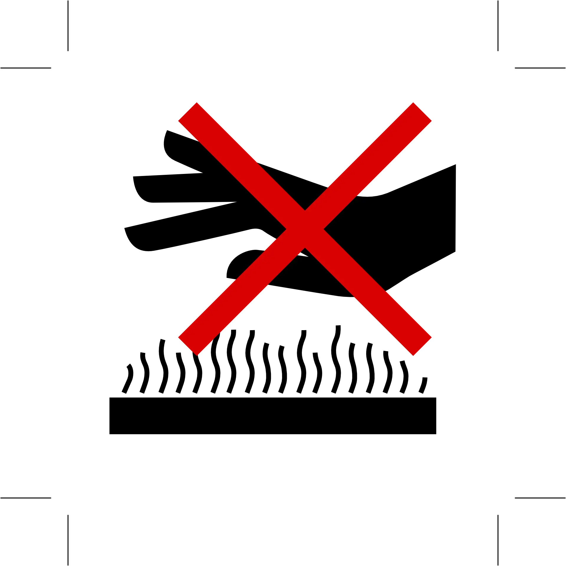Do Not Touch Warning Sign for Workplace Safety